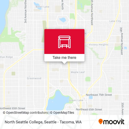 Mapa de North Seattle College