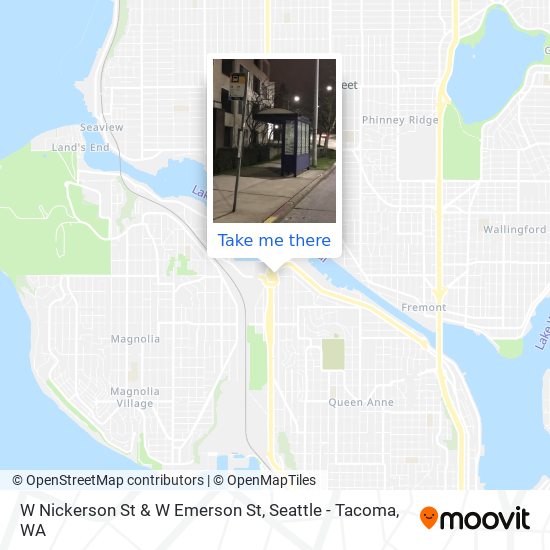 Mapa de W Nickerson St & W Emerson St