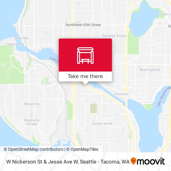 Mapa de W Nickerson St & Jesse Ave W