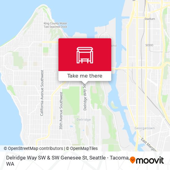 Mapa de Delridge Way SW & SW Genesee St