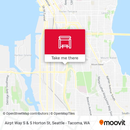 Airpt Way S & S Horton St map
