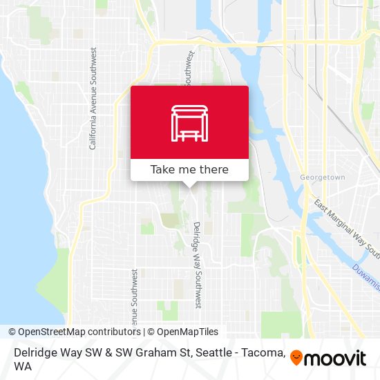 Mapa de Delridge Way SW & SW Graham St
