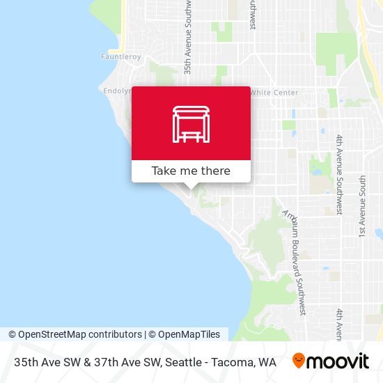 Mapa de 35th Ave SW & 37th Ave SW