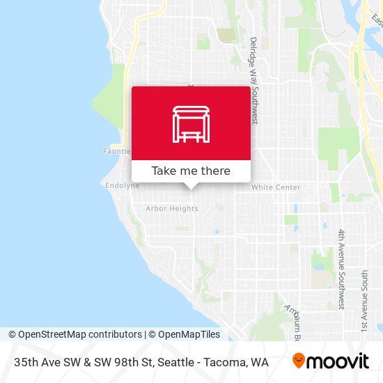 Mapa de 35th Ave SW & SW 98th St