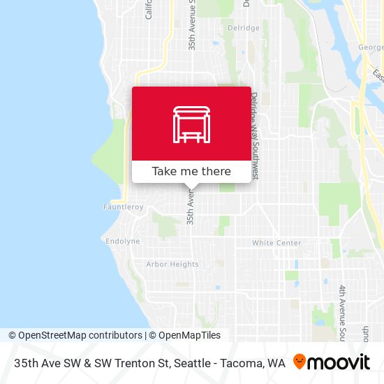 Mapa de 35th Ave SW & SW Trenton St