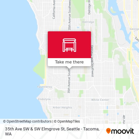 35th Ave SW & SW Elmgrove St map