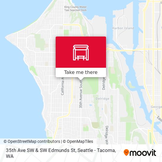 Mapa de 35th Ave SW & SW Edmunds St