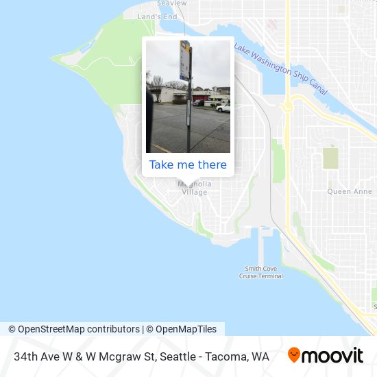 34th Ave W & W Mcgraw St map
