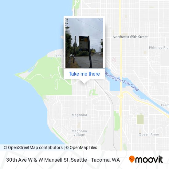 Mapa de 30th Ave W & W Mansell St