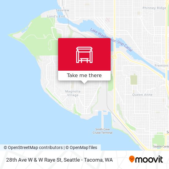 Mapa de 28th Ave W & W Raye St