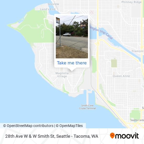 28th Ave W & W Smith St map