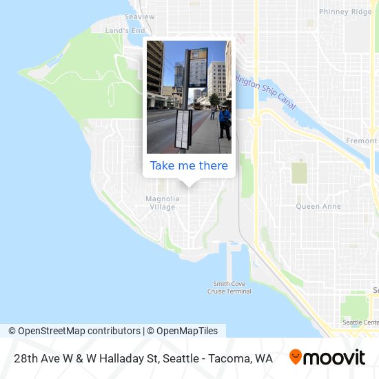 Mapa de 28th Ave W & W Halladay St