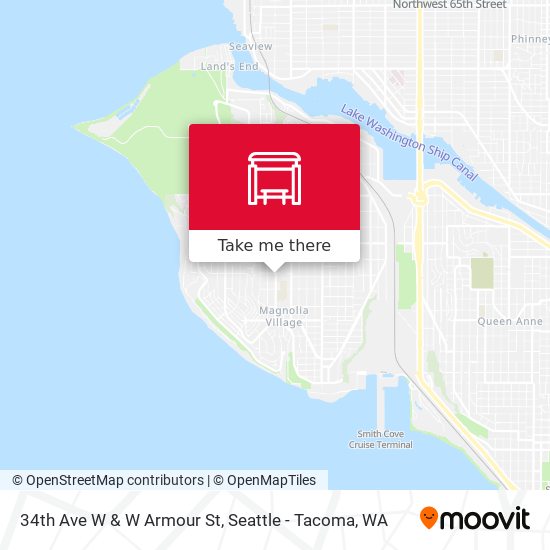 Mapa de 34th Ave W & W Armour St