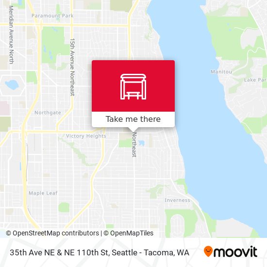 Mapa de 35th Ave NE & NE 110th St