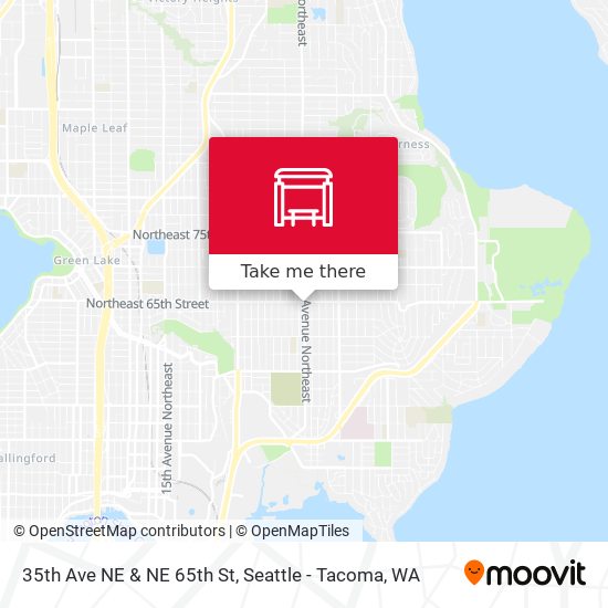 Mapa de 35th Ave NE & NE 65th St