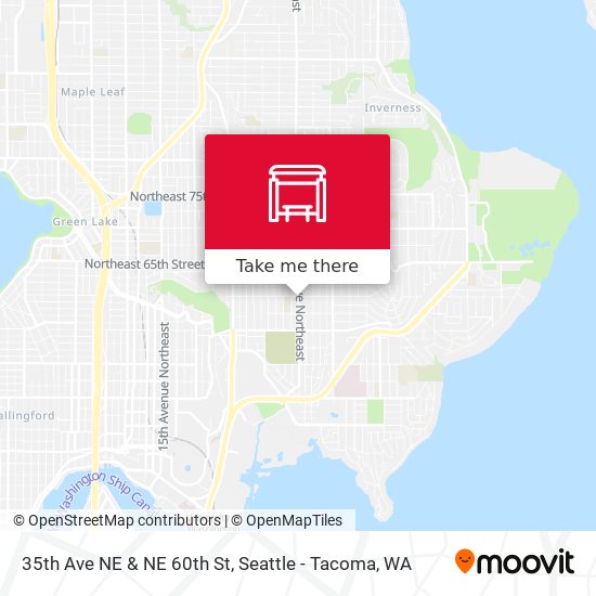 Mapa de 35th Ave NE & NE 60th St
