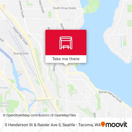 Mapa de S Henderson St & Rainier Ave S