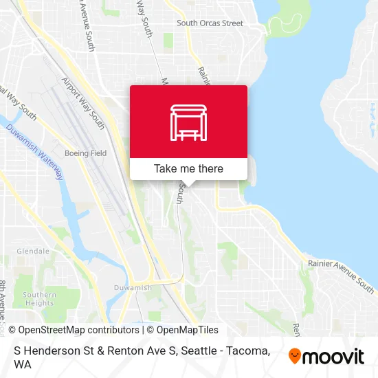 S Henderson St & Renton Ave S map