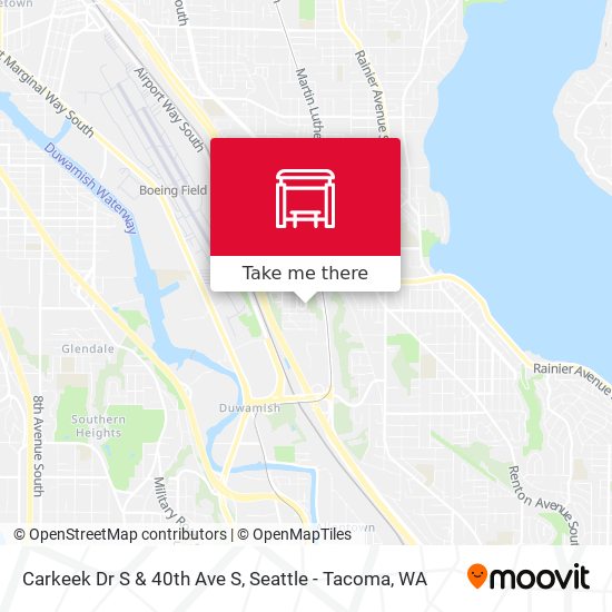 Carkeek Dr S & 40th Ave S map