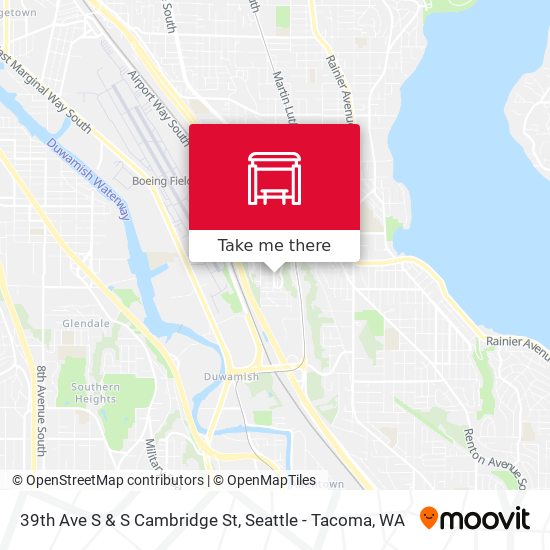 Mapa de 39th Ave S & S Cambridge St