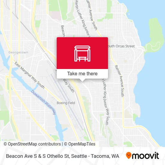 Beacon Ave S & S Othello St map