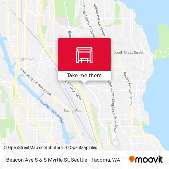 Beacon Ave S & S Myrtle St map
