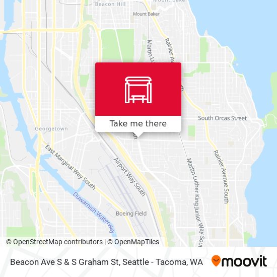 Mapa de Beacon Ave S & S Graham St