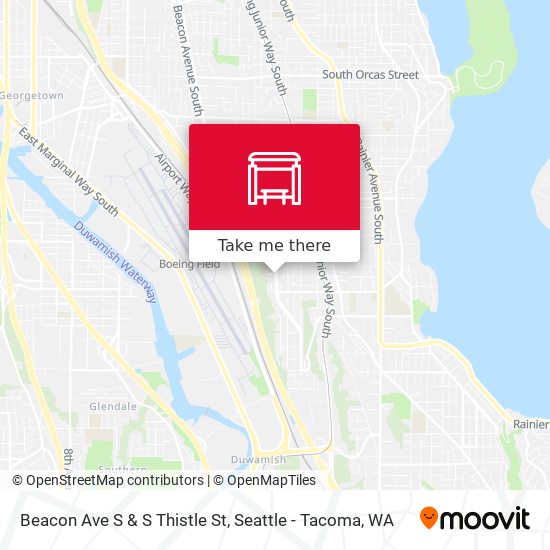 Mapa de Beacon Ave S & S Thistle St