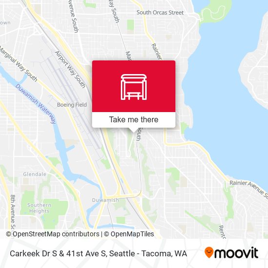 Carkeek Dr S & 41st Ave S map