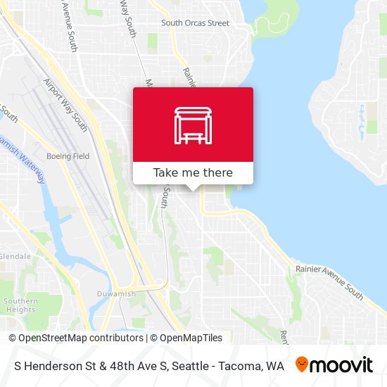 Mapa de S Henderson St & 48th Ave S