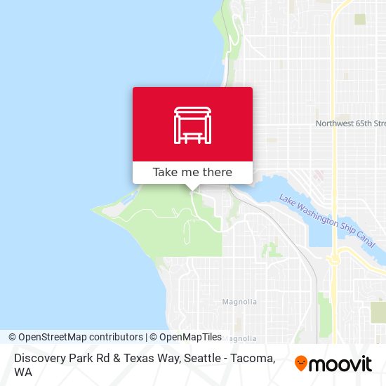 Mapa de Discovery Park Rd & Texas Way