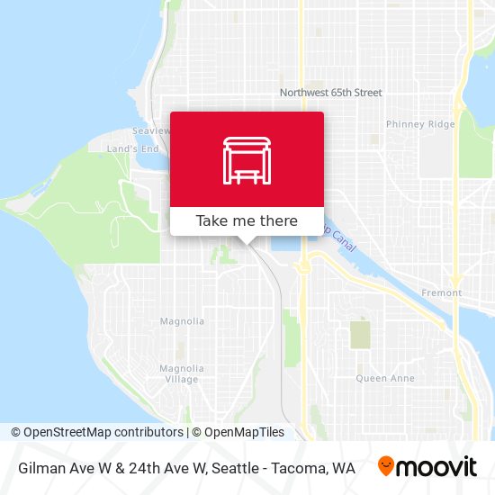 Mapa de Gilman Ave W & 24th Ave W