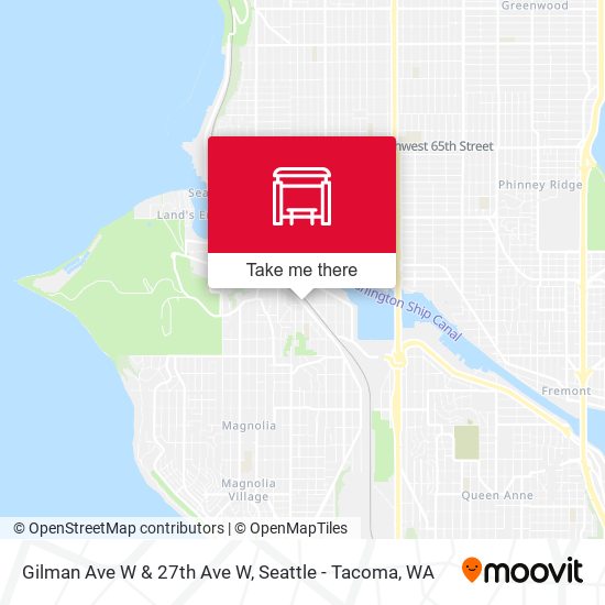 Mapa de Gilman Ave W & 27th Ave W
