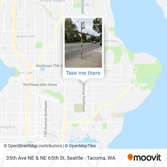 35th Ave NE & NE 65th St map