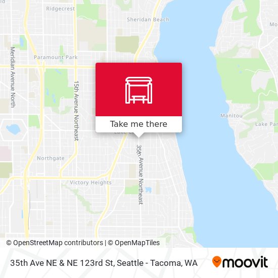 Mapa de 35th Ave NE & NE 123rd St