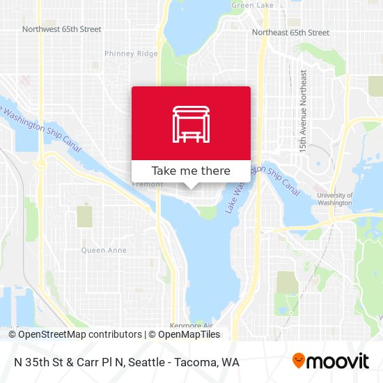 Mapa de N 35th St & Carr Pl N