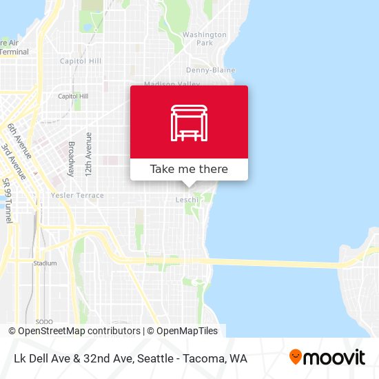 Lk Dell Ave & 32nd Ave map