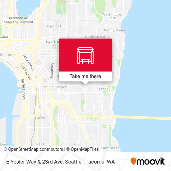 Mapa de E Yesler Way & 23rd Ave