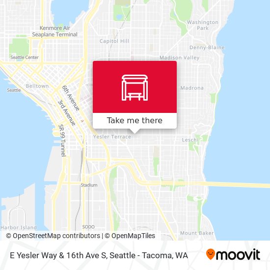 E Yesler Way & 16th Ave S map