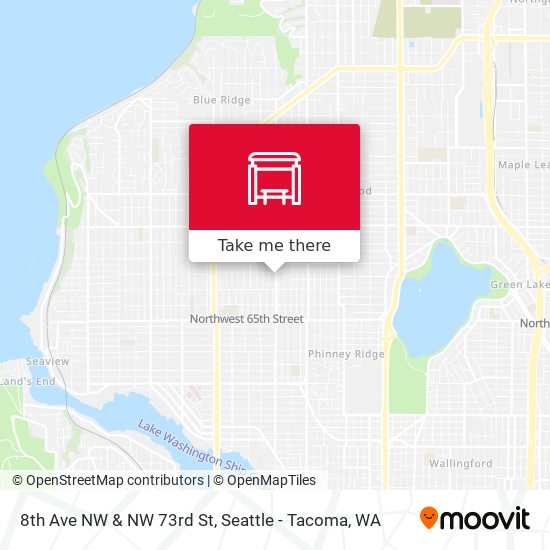Mapa de 8th Ave NW & NW 73rd St