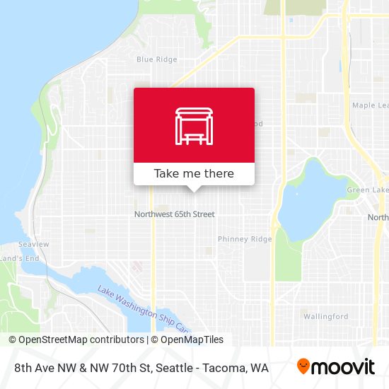 8th Ave NW & NW 70th St map