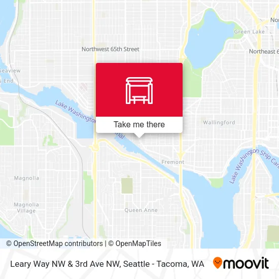 Mapa de Leary Way NW & 3rd Ave NW