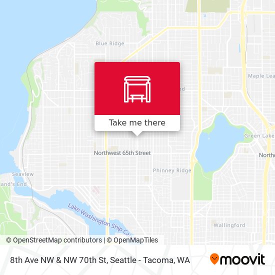 8th Ave NW & NW 70th St map