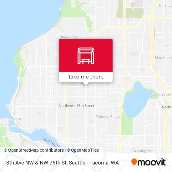 8th Ave NW & NW 75th St map