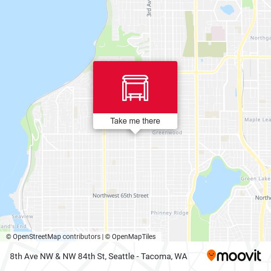 Mapa de 8th Ave NW & NW 84th St