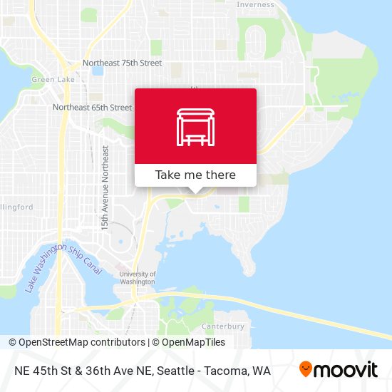 Mapa de NE 45th St & 36th Ave NE