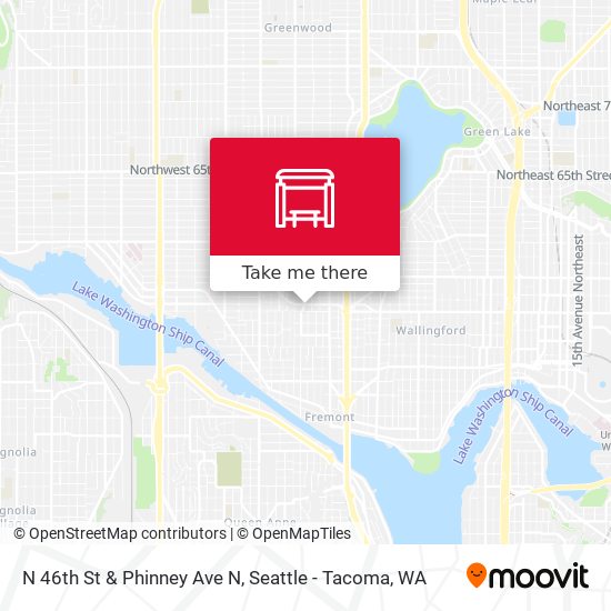 Mapa de N 46th St & Phinney Ave N