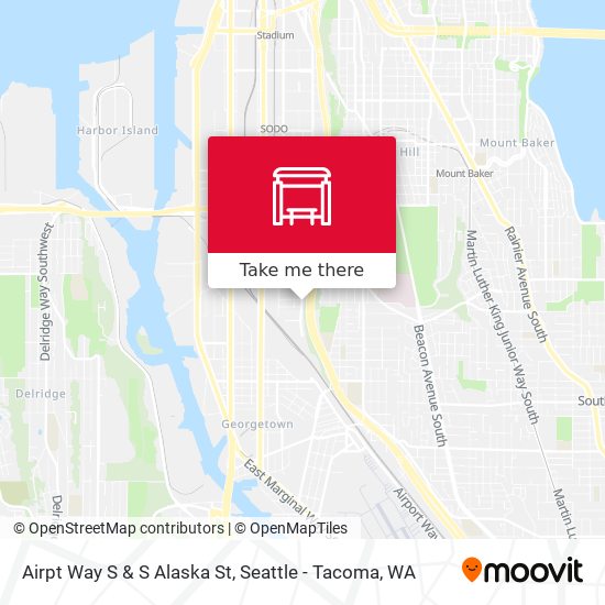 Mapa de Airpt Way S & S Alaska St