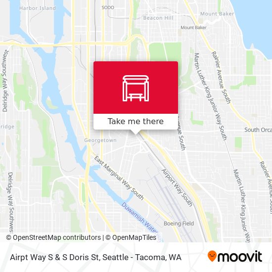 Airpt Way S & S Doris St map