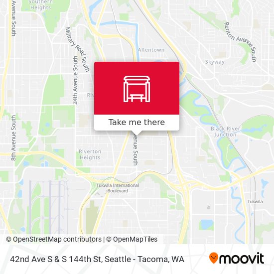 Mapa de 42nd Ave S & S 144th St
